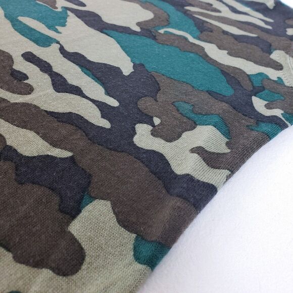 J. Crew Camo Merino Wool Sweater Womens S Streetwear Utility Preppy Lightweight - Picture 6 of 9